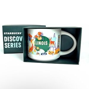 🆕 Starbucks | Illinois Discovery Series 2024 14oz Coffee Tea Beverage Mug, NWT